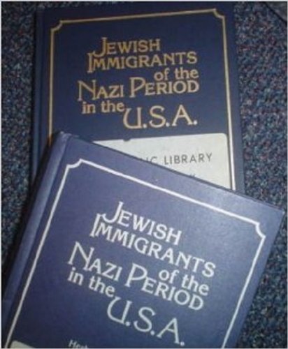 Jewish Immigrants of the Nazi Period in the USA. Volume 1. Archival Resources. - Strauss, Herbert A. (editor)