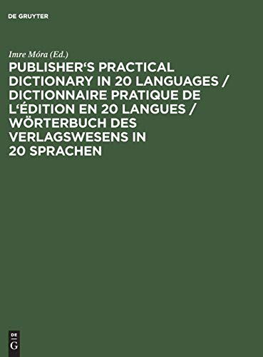 Stock image for Publisher's Practical Dictionary in 20 Languages for sale by Yesterday's Books