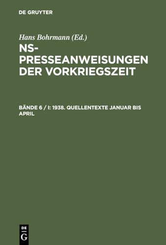 9783598112577: 1938. Quellentexte (German Edition)
