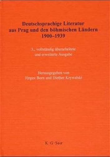 Deutschsprachige Literatu Aus Prag Und Den Bohmischen Landern (German Edition) (9783598113079) by Born, Jurgen