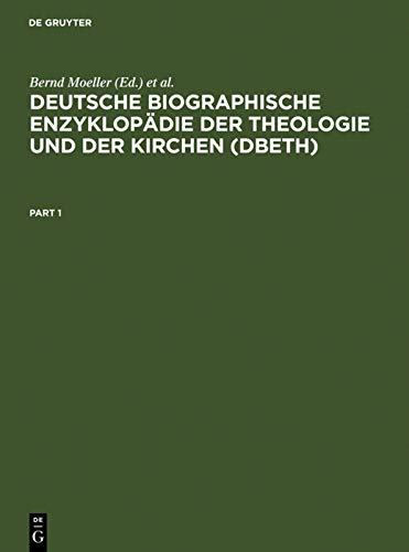 9783598116667: Deutsche Biographische Enzyklopadie Der Theologie Und Der Kirchen (Dbeth)