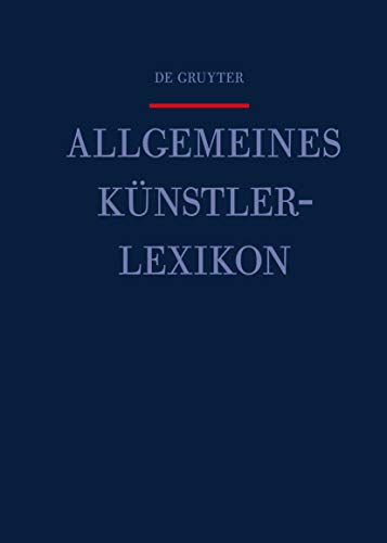 Beispielbild fr Allgemeines Knstlerlexikon (AKL) / Cuccioni - Dambsman zum Verkauf von Buchpark