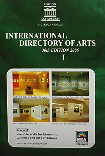9783598231070: International Directory of Arts 2006