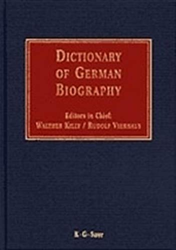Stock image for DICTIONARY OF GERMAN BIOGRAPHY (DGB) 3 Bnde Band 2 + 6 + 10 [Englisch] [Gebundene Ausgabe] 3 Volumes : Volume 2 + 6 + 10 for sale by BUCHSERVICE / ANTIQUARIAT Lars Lutzer