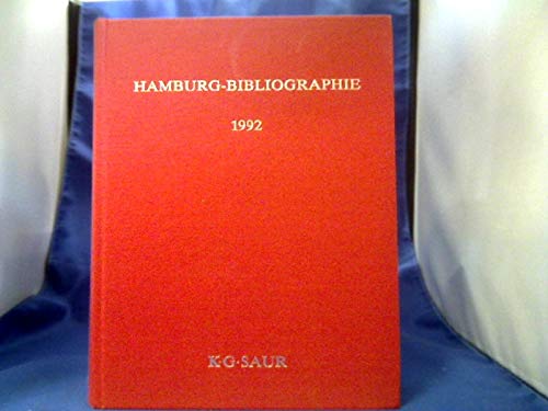 Beispielbild fr Hamburg Bibliographie - Band 1 - 1992 zum Verkauf von Sammlerantiquariat