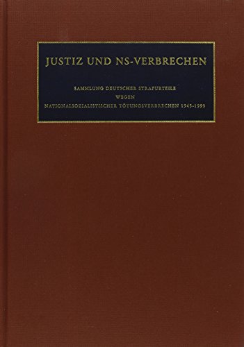 9783598238239: Die Vom 14.03.1969 Bis Zum 22.08.1969 Ergangenen Strafurteile. Lfd; Nr. 702 - 716