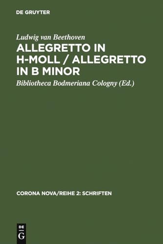 Stock image for Allegretto in h-Moll / Allegretto in B minor for sale by Ria Christie Collections