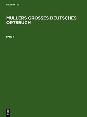 Müllers Großes Deutsches Ortsbuch 2008 Vollständiges Ortslexikon