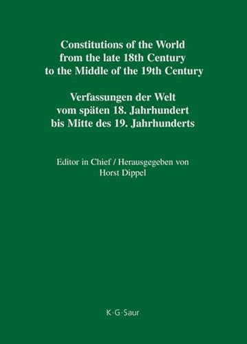 Constitutions of the World from the late 18th Century to the Middle... / Constitutional Projects of Russia 1799?1825