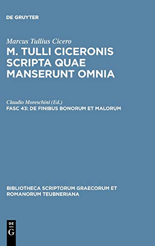 9783598712807: De Finibus Bonorum Et Malorum