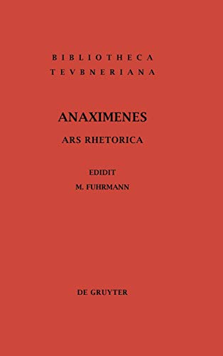 9783598719837: Ars Rhetorica (Bibliotheca Teubneriana (Saur Verlag).)