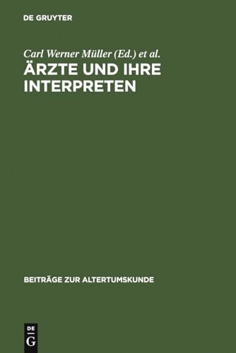 Stock image for rzte und ihre Interpreten for sale by Ria Christie Collections