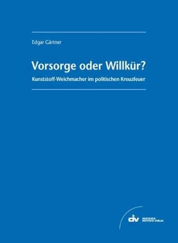 Vorsorge oder WillkÃ¼r? (9783602147229) by Edgar L. GÃ¤rtner