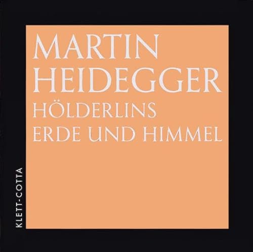 HÃ¶lderlins Erde und Himmel. 2 CDs. (9783608910490) by Heidegger, Martin