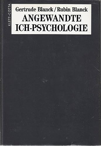 Beispielbild fr Angewandte Ich-Psychologie zum Verkauf von medimops