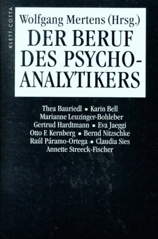 Beispielbild fr Der Beruf des Psychoanalytikers zum Verkauf von medimops