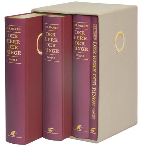 9783608930009: Der Herr der Ringe: Leder-Luxusedition in vier Bänden (mit Anhängen und Register)