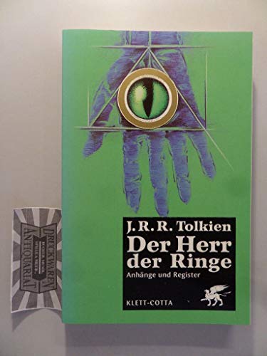 Der Herr der Ringe. AnhÃ¤nge und Register. (9783608932249) by Tolkien, John Ronald Reuel