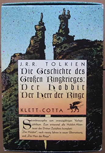 Der Hobbit / Der Herr der Ringe. Aus dem Englischen übersetzt von Wolfgang Krege. / Aus dem Englischen übersetzt von Margaret Carroux. Gedichtübertragungen von E.-M. von Freymann. Korrigiert und überarbeitet von Roswith Krege-Mayer. 7 Bände.