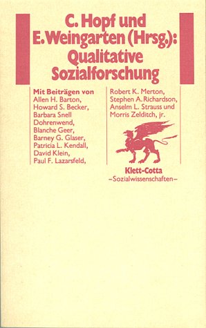 9783608933390: Qualitative Sozialforschung.