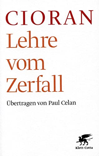 Lehre vom Zerfall - Emile M. Cioran