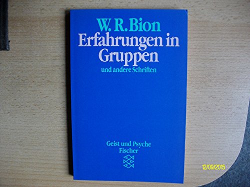 Beispielbild fr Erfahrungen in Gruppen und andere Schriften. zum Verkauf von Buchhandlung Gerhard Hcher