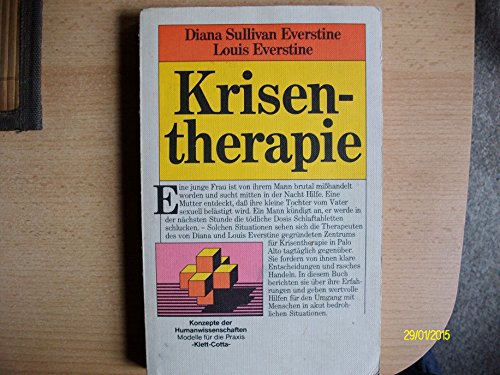 Krisentherapie. (9783608952582) by Everstine, Diana Sullivan; Everstine, Louis