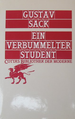 Stock image for Ein verbummelter Student for sale by medimops