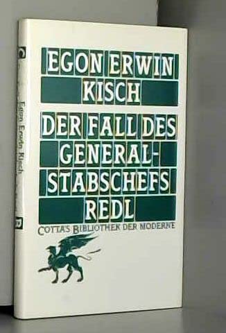 9783608955699: Der Fall des Generalstabschefs Redl (Cotta's Bibliothek der Moderne) (German Edition)