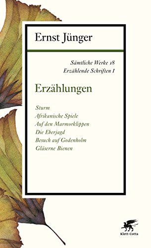 9783608963182: Smtliche Werke - Band 18: Erzhlende Schriften I: Erzhlungen