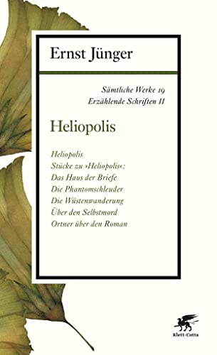 Stock image for Smtliche Werke - Band 19: Erzhlende Schriften II: Heliopolis for sale by medimops