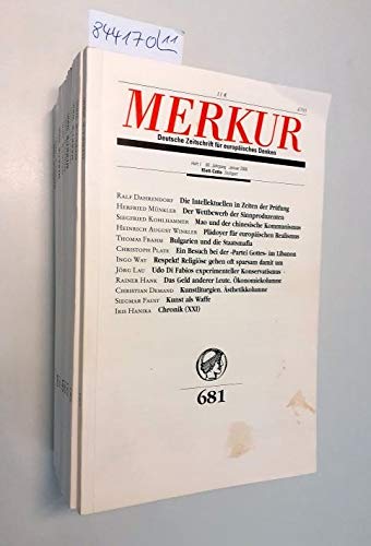 Stock image for Merkur. Deutsche Zeitschrift fr europisches Denken, Nr. 685, Heft 5, 60. Jahrgang, Mai 2006 for sale by Norbert Kretschmann