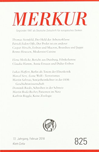 Stock image for MERKUR Deutsche Zeitschrift fr europisches Denken - 2018-02: Nr. 825, Heft Februar 2018 for sale by medimops