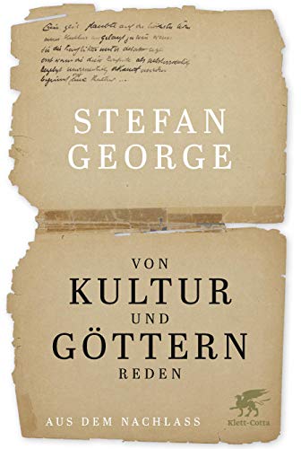 9783608981520: George, S: Von Kultur und Gttern reden