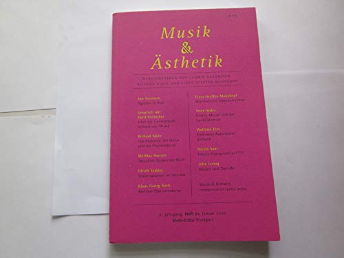 9783608985955: Musik & Asthetik