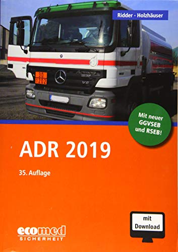 Beispielbild fr ADR 2019 - Mit neuer GGVSEB und RSEB!. Mit Download zum Verkauf von Jasmin Berger