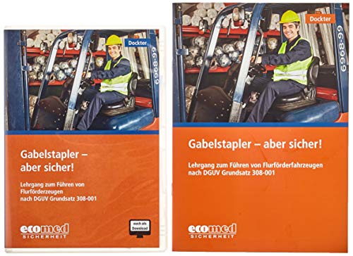 9783609694535: Gabelstapler - aber sicher! - Expertenpaket: Lehrgang zum Fhren von Flurfrderzeugen nach DGUV 308-001 (mit CD-ROM und Dokumentenpapier)