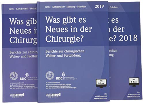 Stock image for Was gibt es Neues in der Chirurgie? Jahresbnde 2017, 2018, 2019 for sale by Buchpark