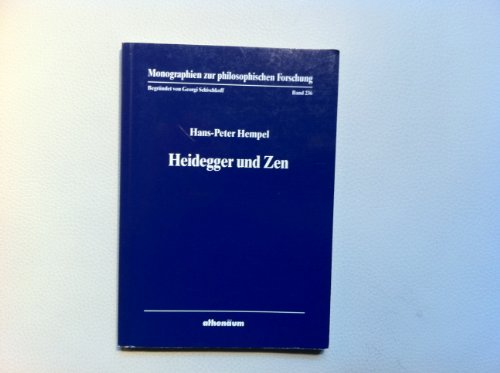 9783610092146: Heidegger und Zen (Monographien zur philosophischen Forschung) (German Edition)