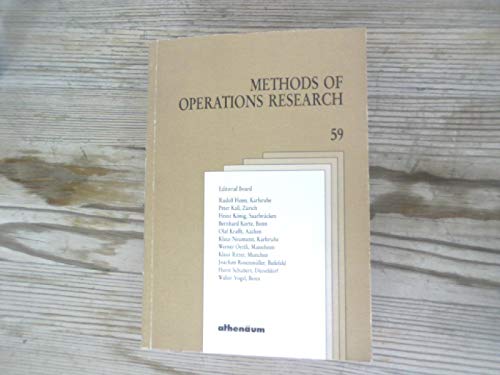 9783610098087: XII. Symposium on Operations Research: Proceedings (Methods of operations research)
