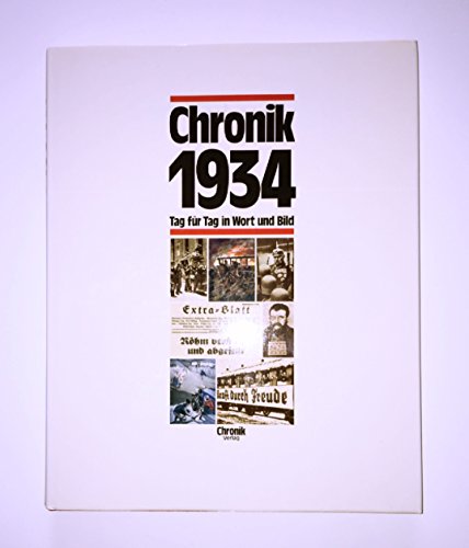 Beispielbild fr Chronik; Teil: Chronik 1934. Bernhard Pollmann. [Red.: Christoph Hnermann (Text) ; Klaus zu Klampen (Bild). Fachautorin: Ingrid Loschek (Mode)] zum Verkauf von Hbner Einzelunternehmen