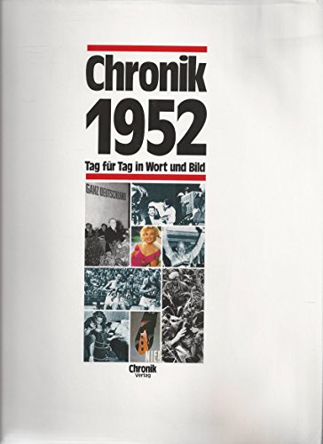 9783611001185: Chronik 1952