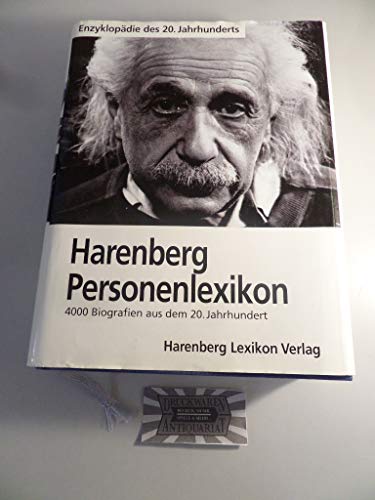 Imagen de archivo de Harenberg Personenlexikon. 4000 Biografien aus dem 20. Jahrhundert a la venta por medimops