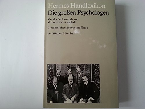 Beispielbild fr Hermes Handlexikon. Die groen Psychologen zum Verkauf von Versandantiquariat Felix Mcke