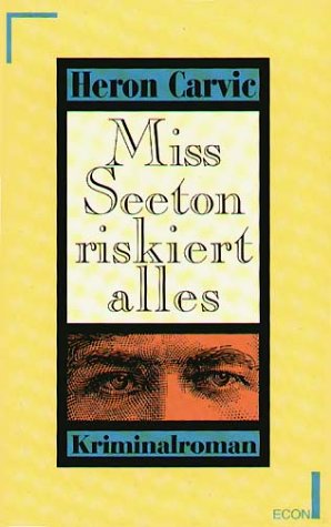 Beispielbild fr Miss Seeton riskiert alles. Kriminalroman. Aus dem Englischen von Hanna Moser. zum Verkauf von Antiquariat Christoph Wilde