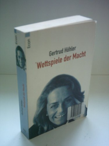 Stock image for Wettspiele der Macht for sale by Leserstrahl  (Preise inkl. MwSt.)