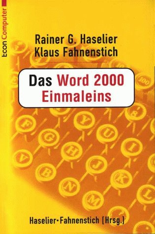 9783612281890: Das Word 2000 Einmaleins - Haselier, Rainer G.