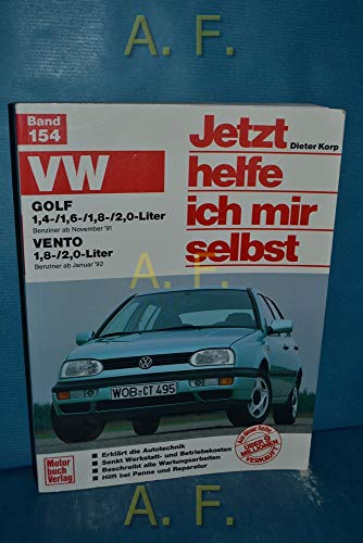 Stock image for VW Golf 1,4-/1,6-/1,8-/2,0-Liter / VW Vento 1,8-/2,0-Liter. Jetzt helfe ich mir selbst -Language: german for sale by GreatBookPrices