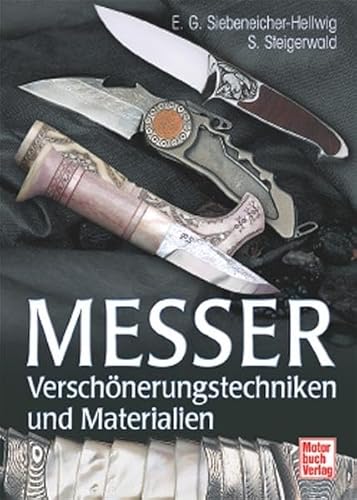 Beispielbild fr Messer: Verschnerungstechniken und Materialien [Gebundene Ausgabe] von Stefan Steigerwald (Autor), Ernst G. Siebeneicher-Hellwig Das Messer gehrt wohl zu den ursprnglichsten Werkzeugen der Menschheit. Was frher berlebenswichtig sein konnte, ist heute oftmals nur noch Schmuckstck und Liebhaber lassen sich Sonderanfertigungen einiges kosten. Dieser reich bebilderte Titel vermittelt Einblicke in die beim Messermachen verwendeten Werkstoffe und ihre Eigenschaften und schildert verschiedene Arbeits- und Verschnerungstechniken. Fachleute aus einzelnen Feldern des Messerbaus kommen zu Wort, die Hintergrundwissen ber das Messermachen an Anfnger und Fortgeschrittene vermitteln. So erfhrt man hier alles, was man als angehender oder ausgefuchster Messermacher oder -liebhaber wissen mchte. zum Verkauf von BUCHSERVICE / ANTIQUARIAT Lars Lutzer