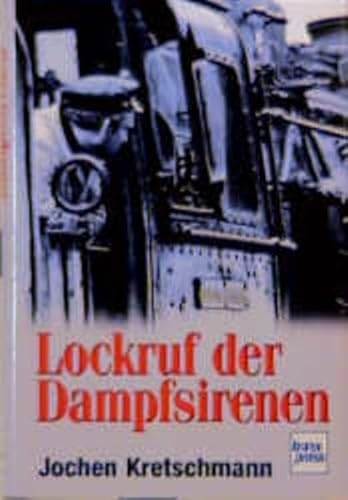 Stock image for Lockruf der Dampfsirenen [Gebundene Ausgabe] Jochen Kretschmann (Autor) Das waren noch Zeiten, als man nur mal eben zum Bahnhof gehen musste, um den heigeliebten Dampfloks nahe sein zu knnen. Lang, lang ists her, und die Erinnerung an damals verblasst auch bei den lteren immer mehr. Doch Jochen Kretschmann hat den Klang der Dampfsirenen noch heute im Ohr, den er erlag einst ihrem Lockruf. Er begngte sich nicht damit, andchtig vor den schwarzen Ungetmen zu stehen, er wollte sie beherrschen. Und eines Tages war es soweit, er stand als Lokfhrer auf dem Fhrerstand. Von Berlin aus fuhr er im Laufe der Jahre mit kleinen Tenderloks ebenso wie mit den stolzen Hochrdrigen. Auf verkrauteten Kleinbahngleisen war er ebenso zu Hause wie auf den groen Magistralen. Vieles hat er in seiner Lokfhrerzeit erlebt, Heiteres ebenso wie Trauriges. Eine Auswahl seiner Erlebnisse auf dem Fhrerstand erzhlt er in diesem neuen Lesebuch. Doch ganz gleich, ob Schnes oder weniger Schnes, stets meint m for sale by BUCHSERVICE / ANTIQUARIAT Lars Lutzer